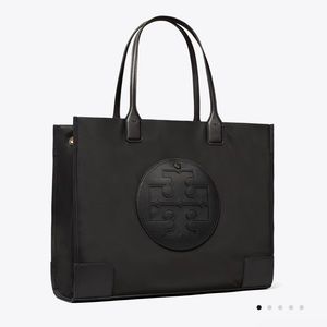 Used Once Tory Burch Canvas Tote Bag!